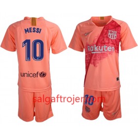 FC Barcelona Fodboldtrøjer Messi 10 Børn 3. sæt 2018/19 Kort ærmer